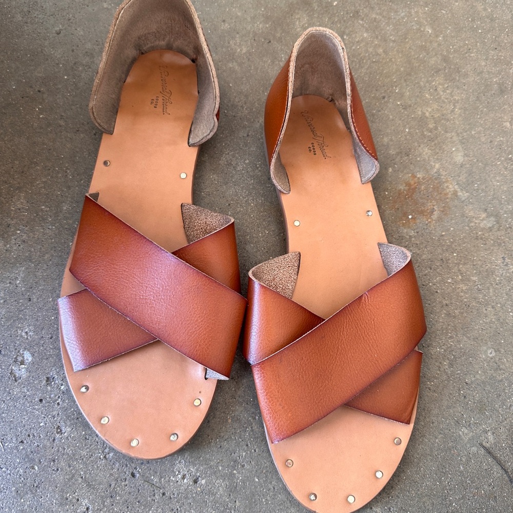 Brown Leather Sandals